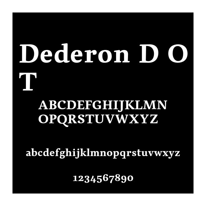 Dederon D OT
