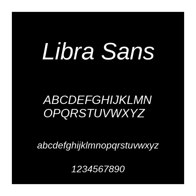 Libra Sans