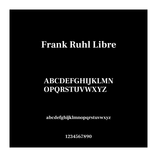 Frank Ruhl Libre