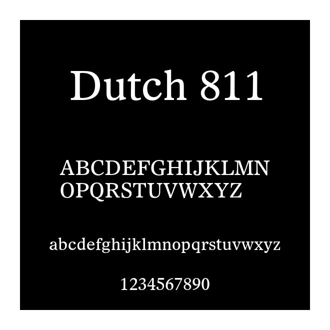 Dutch 811