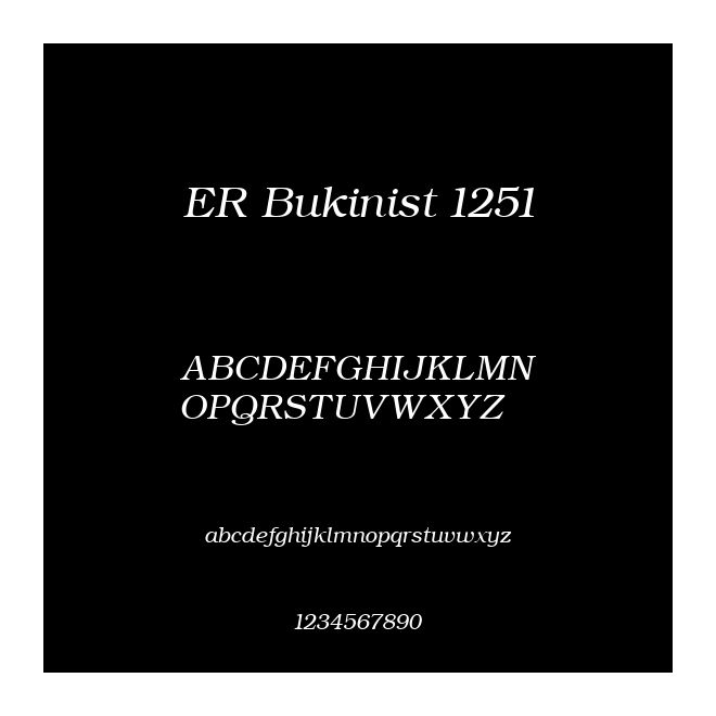 ER Bukinist 1251