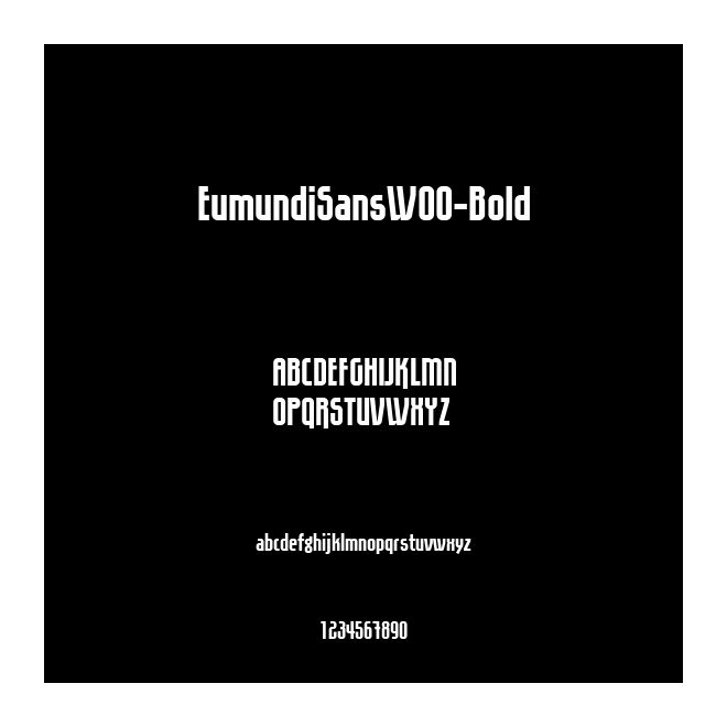 EumundiSansW00-Bold