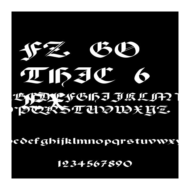 FZ GOTHIC 6 EX