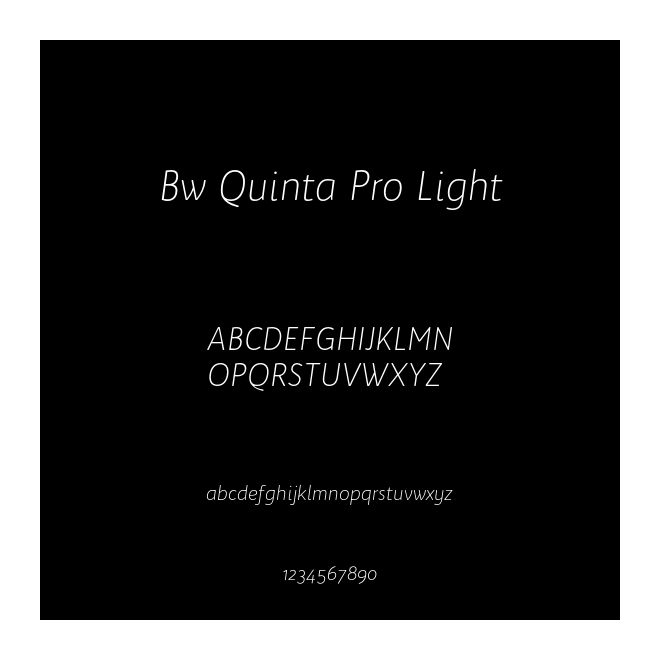 Bw Quinta Pro Light