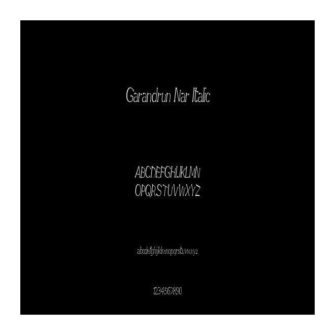 Garandrun Nar Italic