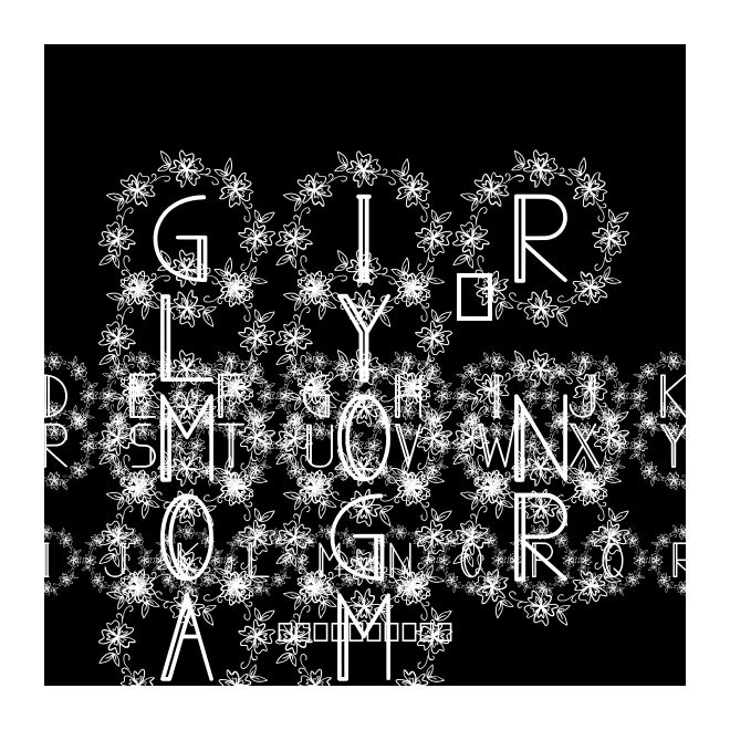 Girly Monogram