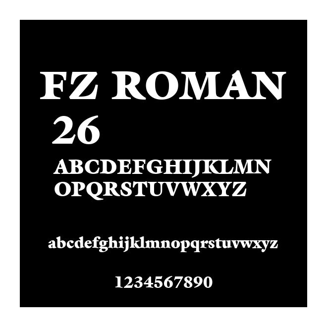 FZ ROMAN 26