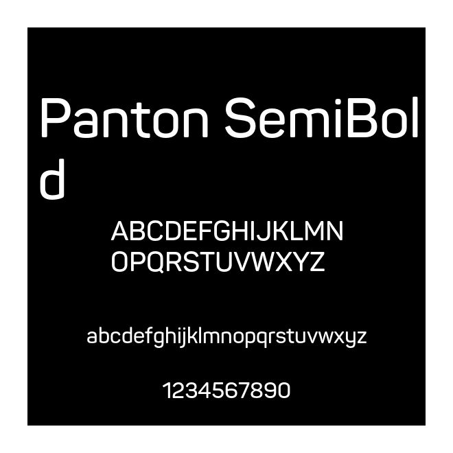 Panton SemiBold