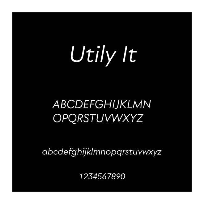 Utily It