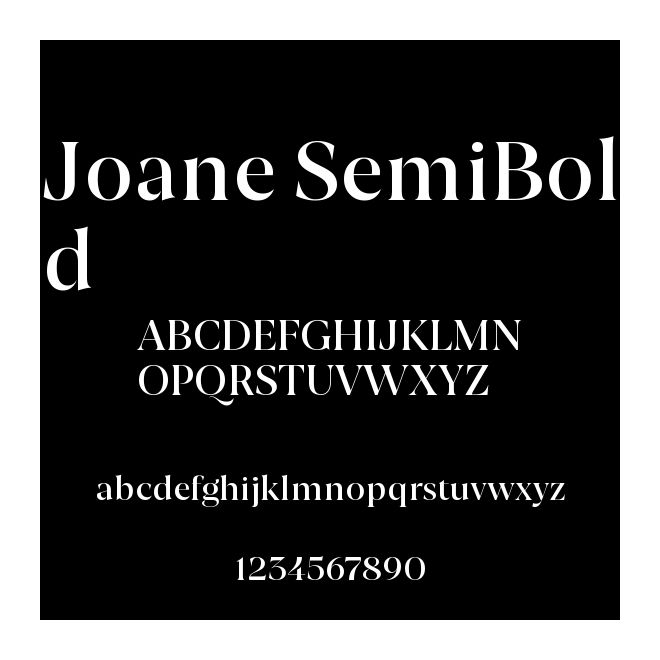 Joane SemiBold