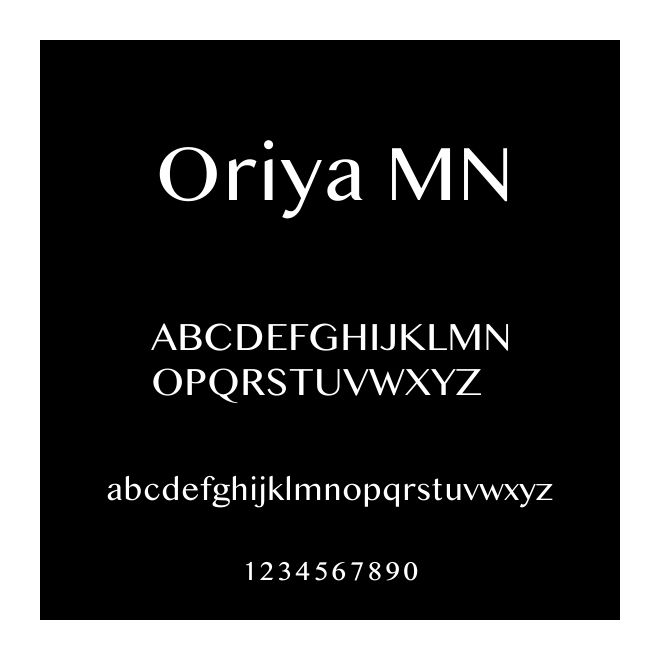 Oriya MN