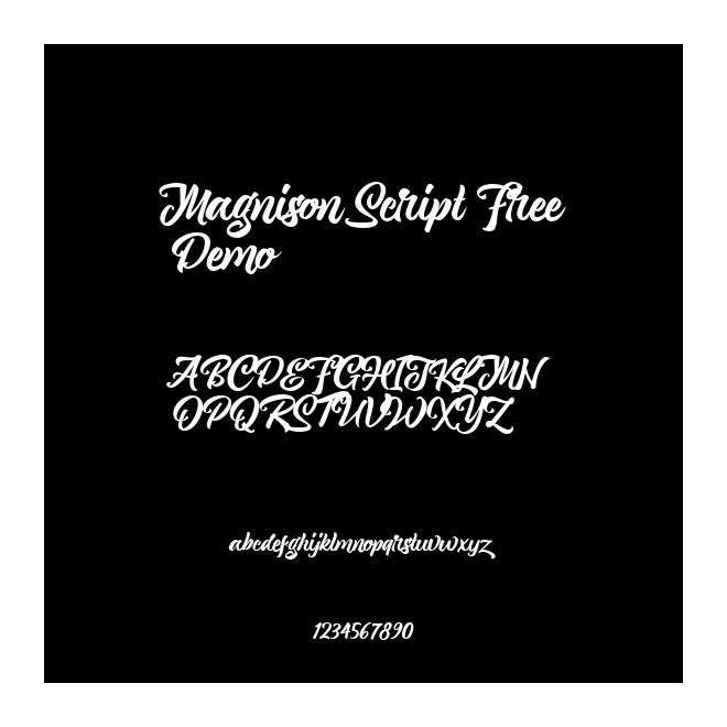 Magnison Script Free Demo