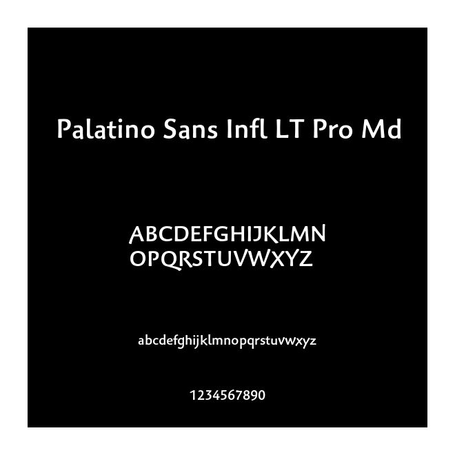 Palatino Sans Infl LT Pro Md