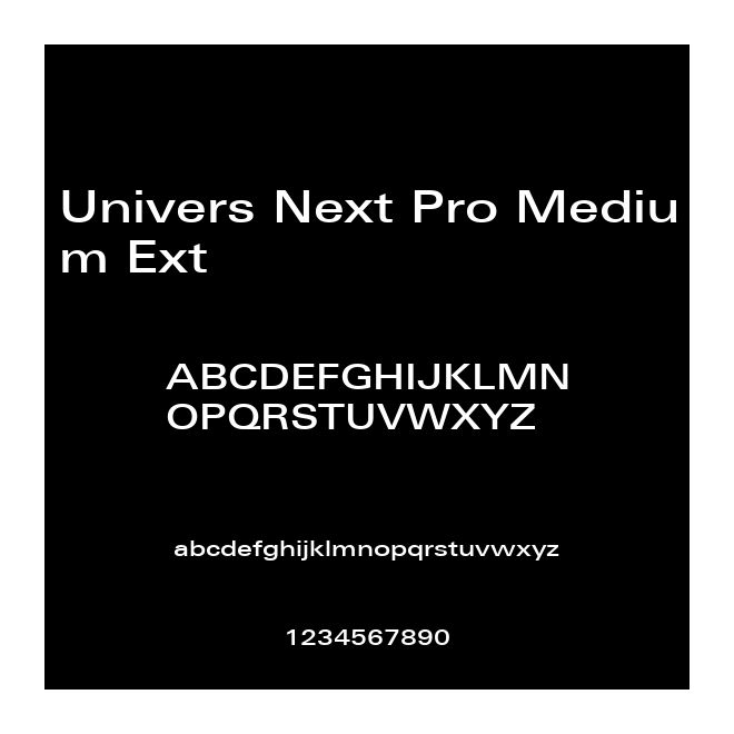 Univers Next Pro Medium Ext