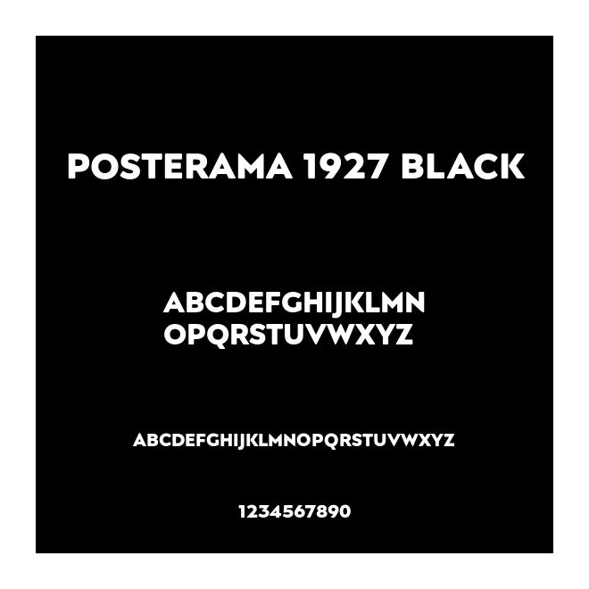 Posterama 1927 Black