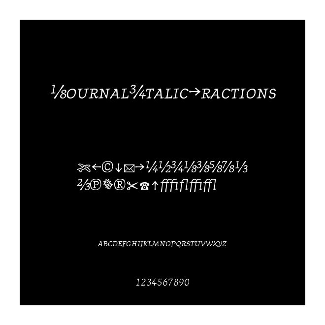 JournalItalicFractions