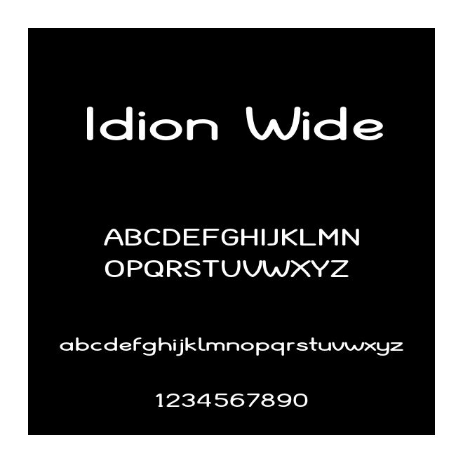 Idion Wide