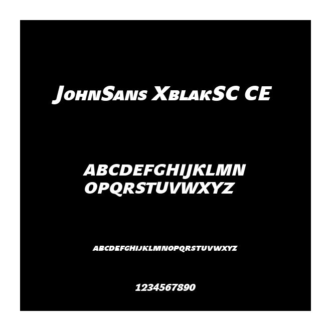 JohnSans XblakSC CE