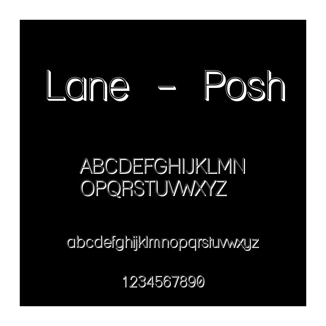 Lane - Posh