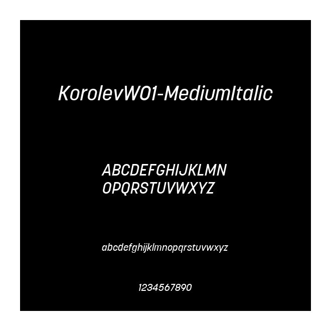 KorolevW01-MediumItalic
