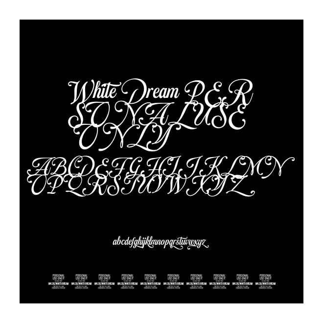 White Dream PERSONAL USE ONLY