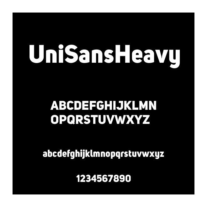 UniSansHeavy