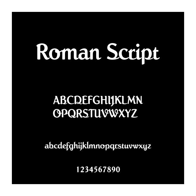 Roman Script