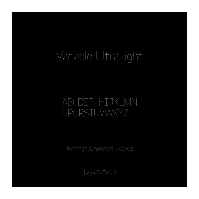 Variable UltraLight