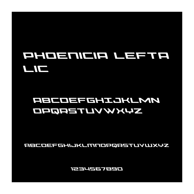 Phoenicia Leftalic