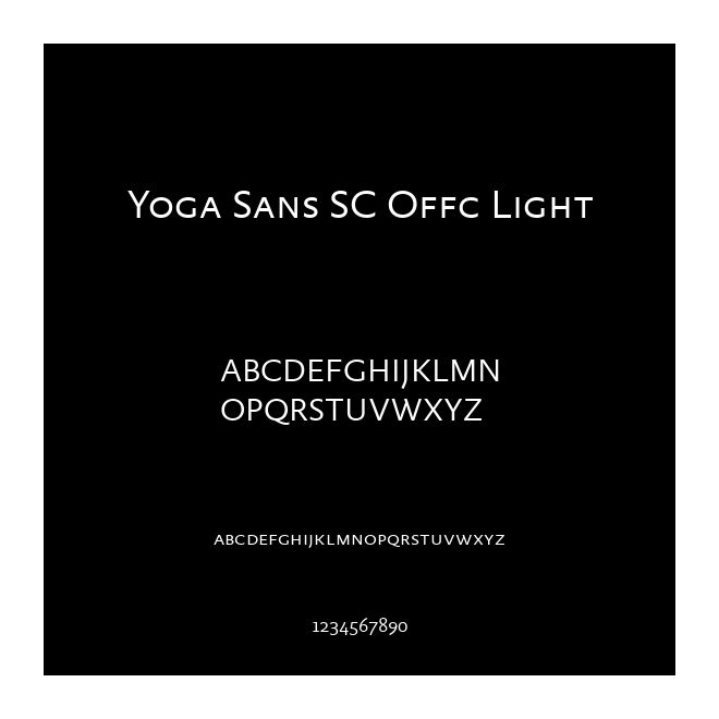 Yoga Sans SC Offc Light
