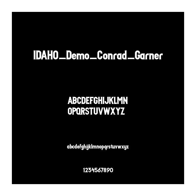 IDAHO_Demo_Conrad_Garner