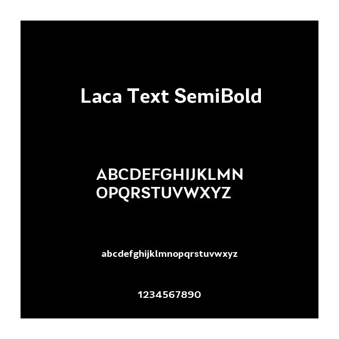 Laca Text SemiBold