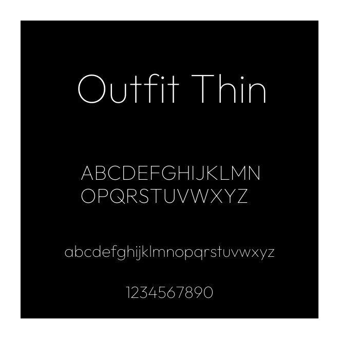 Outfit Thin