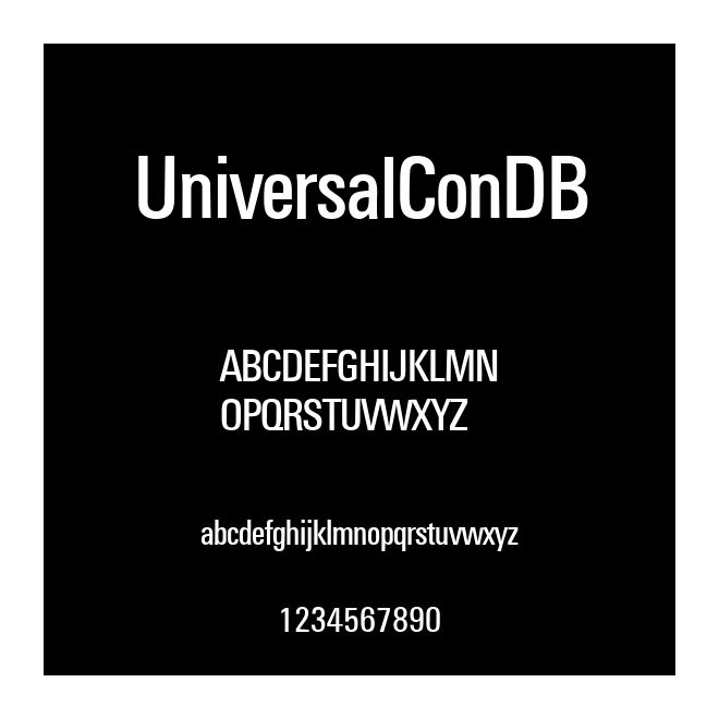 UniversalConDB