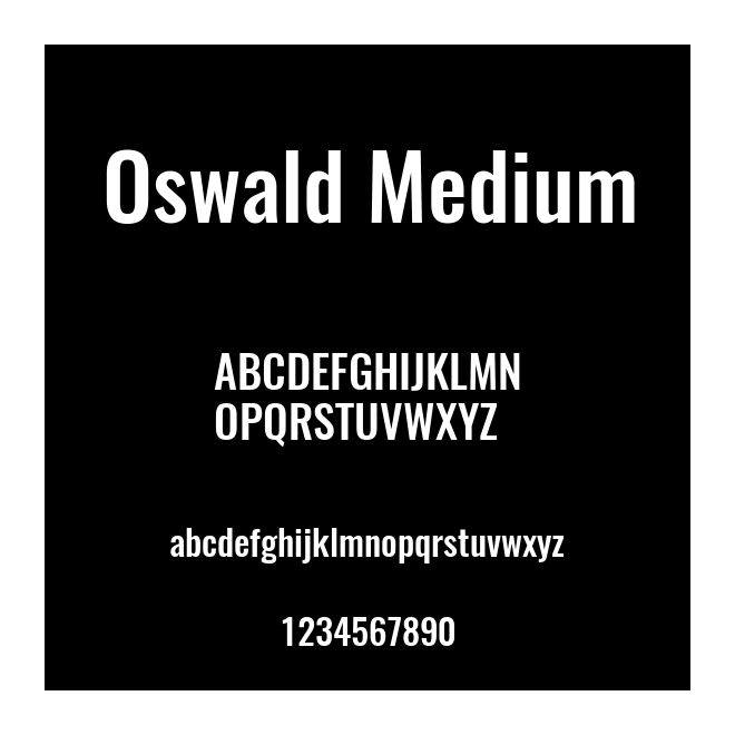 Oswald Medium