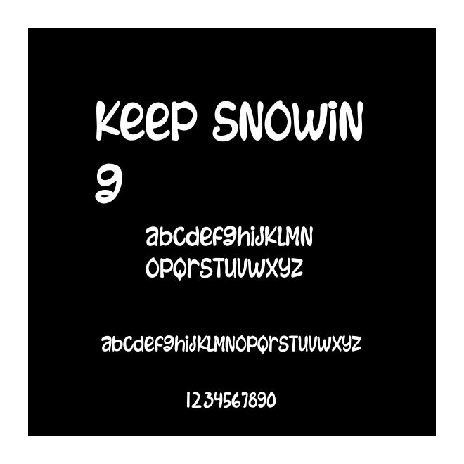 Keep Snowing