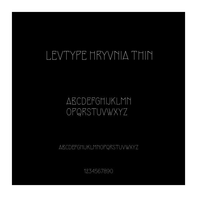 LevType Hryvnia Thin