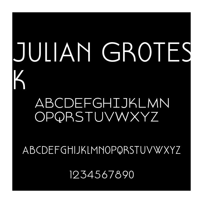 Julian Grotesk