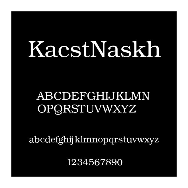 KacstNaskh