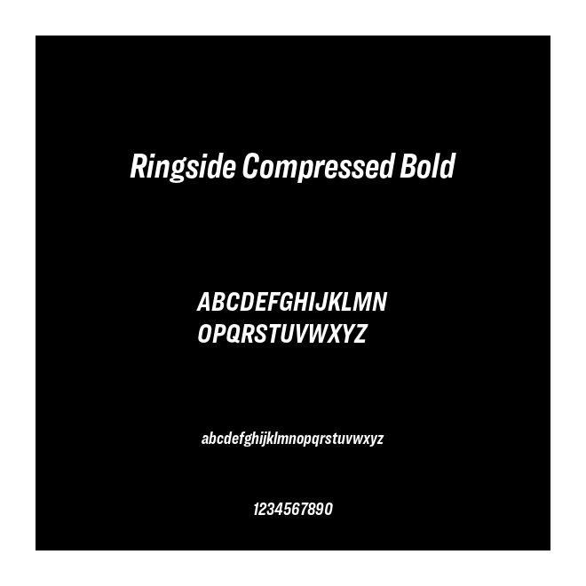 Ringside Compressed Bold