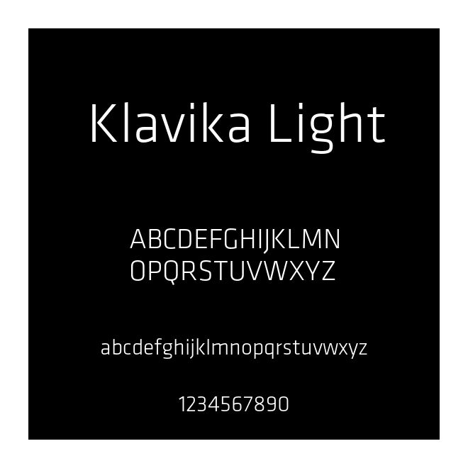 Klavika Light