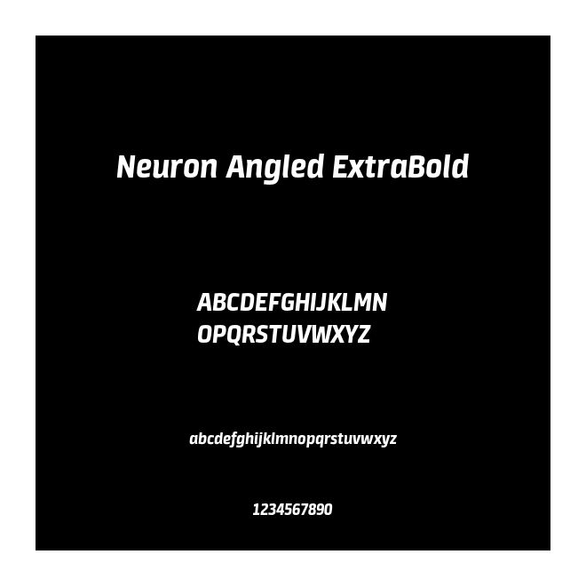 Neuron Angled ExtraBold