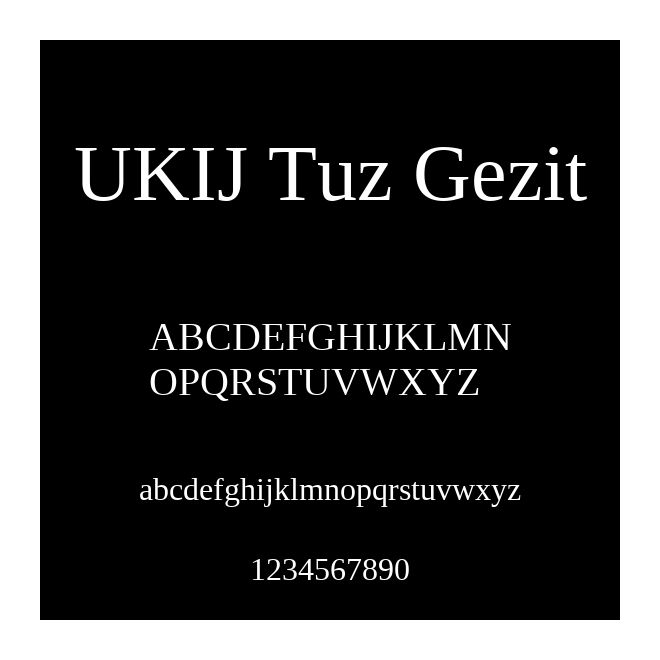 UKIJ Tuz Gezit