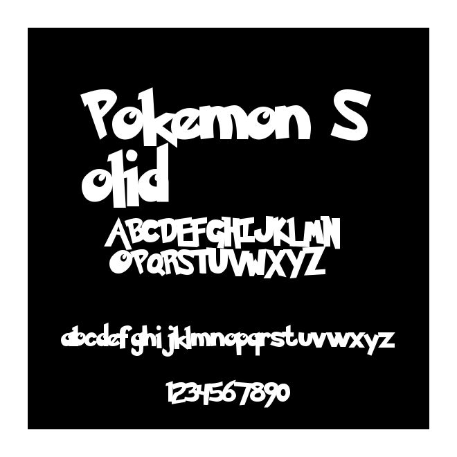 Pokemon Solid
