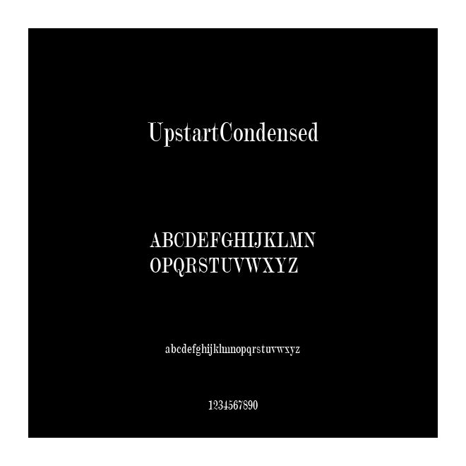 UpstartCondensed