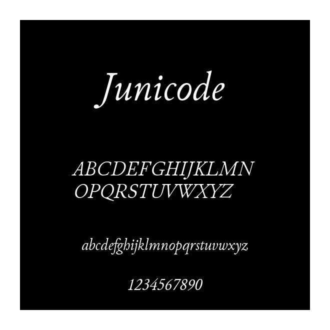 Junicode