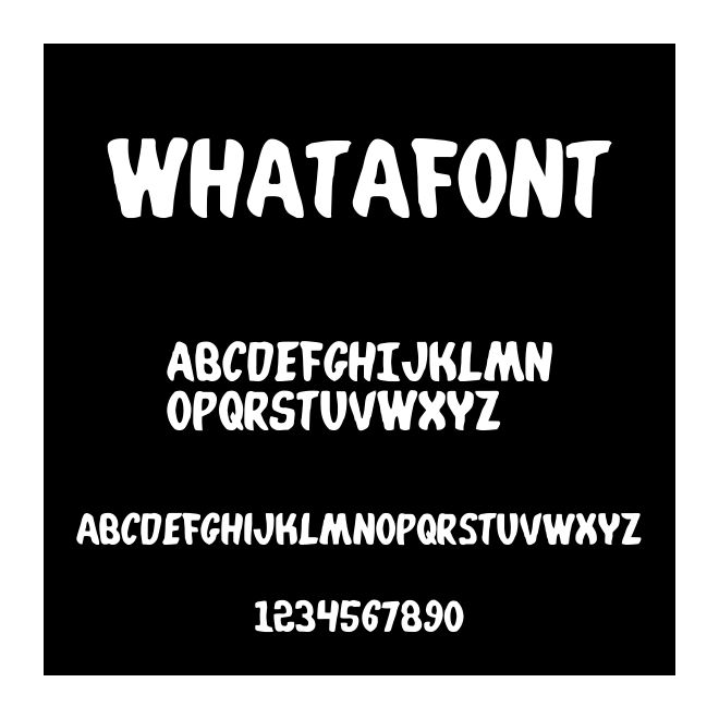 Whatafont