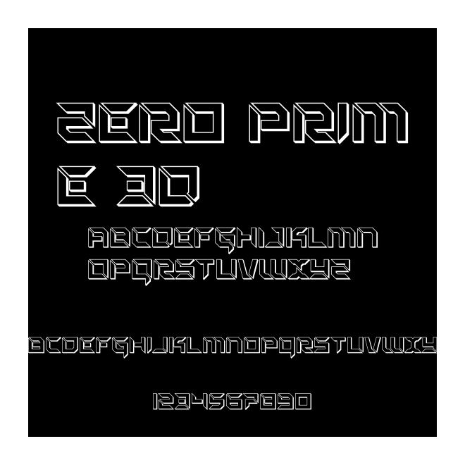 Zero Prime 3D