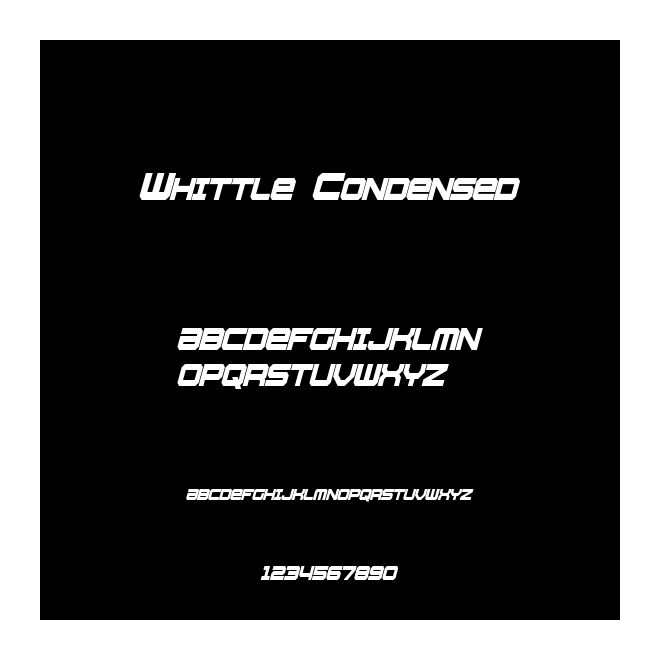 Whittle Condensed