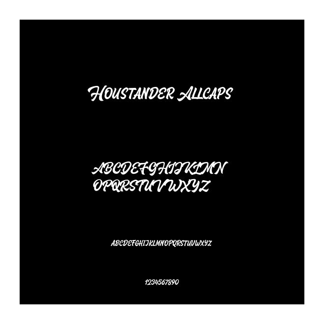 Houstander Allcaps